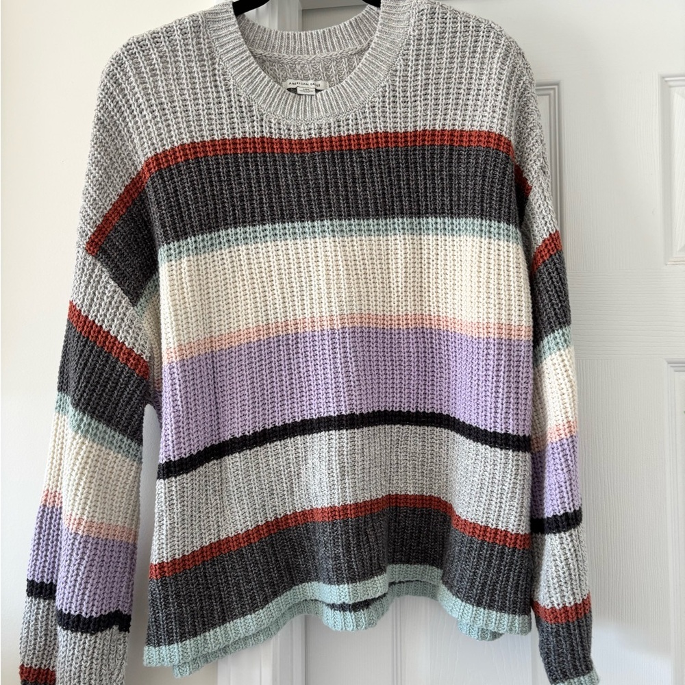 American Eagle Outfitters Multicolor Striped Sweater